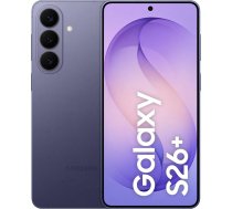 Samsung Galaxy S26+ AI viedtālrunis ar Galaxy AI, bez līguma, mobilais tālrunis ar Android, 12 GB RAM, 512 GB atmiņa, AP procesors, 50 MP, kobalta violets