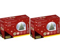 Idena 8325058 LED pasaku gaismas ar 80 LED diodēm zeltaini dzeltenā krāsā, ar 8 stundu taimera funkciju un transformatoru, aptuveni 15,9 m garas, dekorēšanai iekštelpās un ārpus telpām, svētku rotājumiem, Ziemassvētkiem