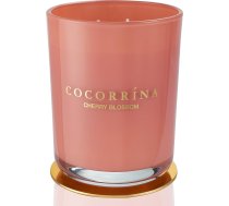 Cocorrína Candle aromātiskā svece stiklā - Cherry Blossom, deg līdz 46 stundām ar 2 daktīm, dabīga sojas svece, Ziemassvētku dāvanu svece, 420 g