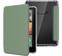MoKo futrālis jaunajam 7 collu Kindle Paperwhite 12th Gen 2025/2026 un Kindle Colorsoft Signature Edition 2024, īpaši caurspīdīgs, mīksts, caurspīdīgs aizmugurējais, viegls, aizsargvāciņš ar automātisku miega/modināšanas funkciju, celadona
