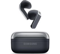 Samsung Galaxy Buds4 bezvadu Bluetooth austiņas, 1 virziena skaļrunis, trokšņu slāpēšana, izmantojot adaptīvo trokšņu slāpēšanu, austiņas ausīs ar 360 audio, AI aģents ar balss vadību, melnas krāsas