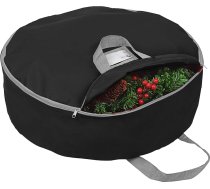 Primode Ziemassvētku vainagu uzglabāšanas soma 24" vainagu vainagiem ar rokturiem - izturīgs 600D Oxford poliestera materiāls Ziemassvētku vainagiem 24"