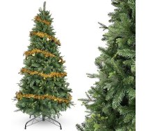 YEAUPE PRO Mākslīgā Ziemassvētku eglīte 170 cm ar 800 uzgaļiem, PVC + PE, izturīgs metāla statīvs ar 9 m dekorēšanas lenti, izmantošanai iekštelpās un ārpus telpām