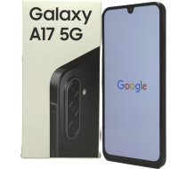 Samsung Galaxy A17 5G, Dual, 256GB, 8GB RAM, melns... [itāļu, ungāru, poļu, rumāņu, austriešu un šveiciešu versijas]
