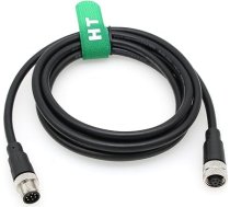 M12 sensora kameras pagarinājuma kabelis no 8 kontakta sieviešu uz 8 kontaktu vīriešu pagarinājuma kabeli Cognex izpildmehānismam Profibus Automation Network Ethernet 1m