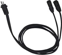 Fromann 2-poliger Y-Splitter-Stromkabel, Liegestuhl, 120 cm, Verlängerungskabel, Anschluss von 2 Motoren an 1 Netzteil für elektrische Liegestühle und Hubstühle