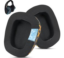 Dzesēšanas gela rezerves ausu spilventiņi Logitech G933 spēļu austiņām, kas piemērotas arī G35 G935 G930 G635 G635 G633 G633S G533 G430 G431 G432 G433 G433 G332 G230 G231 G233 austiņām (melns/oranž..)