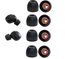 4 pāri īpaši mazu silikona austiņu uzgaļu uzgaļi Sony 1000XM5/1000XM4/LinkBuds S/WF-C500/WF-C700N austiņām WF WI XBA ar uzglabāšanas kārbu