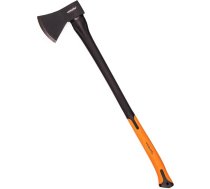 Mežsaimniecības cirvis 1600 g ar stikla šķiedras rokturi un oglekļa tērauda asmeni - garums: 93 cm - universāls cirvis kokapstrādei - šķelšanas cirvis ar gumijotu roktura galu dārzam un mežam