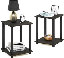 Furinno 12127EX/BK Galda galds Simplistic, Espresso/melns, 2 komplekti