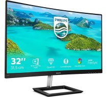 Philips 325E1C 80 cm (32 collu) izliekts spēļu monitors (HDMI, DisplayPort, 2560x1440, 75 Hz, 4 ms reakcijas laiks, FreeSync), melns