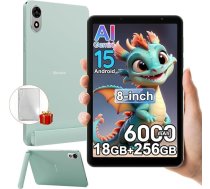 Blackview Zeno 1 8 collu planšetdators Android 15, 18GB + 256GB + 2TB paplašināšana, divi skaļruņi, 4G LTE 5G WiFi spēļu planšetdators, 8MP AI kamera, 6000mAh, Gemini Al 2.0, 3,5 mm Jack/OTG/FM/Hall