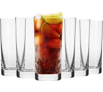 KROSNO garo dzērienu glāzes, ūdens glāzes, dzērienu glāzes, 6 gab. komplekts, 350 ml, „Blended“ kolekcija, ideāli piemērotas lietošanai mājās, restorānos un ballītēs, piemērotas mazgāšanai trauku mazgājamā mašīnā
