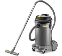 Kärcher mitrā un sausā putekļu sūcējs NT 48/1, jauda: maks. 1380 W, PES patronveida filtrs, plastmasas tvertne: 48 l, sūkšanas šļūtene: 2,5 m, sadales uzgalis, plats mitrā/sausā grīdas uzgalis (360 mm), iztukšošanas šļūtene