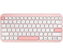 tastatūra marshmallow kw100 bt5.0le/rozā māls