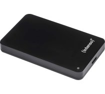 Intenso 2,5 collu portatīvais cietais disks 1 TB - ārējais cietais disks ar īpaši ātrdarbīgu USB 3.2 Gen 1x1 - ātra datu glabāšana kompaktā dizainā, 5400 apgr./min, 8 MB kešatmiņa, Plug & Play, sertificēts atjaunots, melns