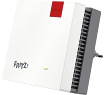 AVM FRITZ!Repeater 1200 AX (Wi-Fi 6 Repeater ar divām radio vienībām: 5 GHz josla (līdz 2400 Mb/s), 2,4 GHz josla (līdz 600 Mb/s), vācu versija)