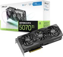 PNY GeForce RTX 5070Ti 16GB OC Triple Fan Grafiskā karte DLSS 4