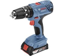 Bosch Professional 18 V sistēmas 18 V akumulatora urbis ar āmuru GSB 18V-21 (ieskaitot 2 x 2,0 Ah akumulatorus, ātro lādētāju GAL 18V-40, L-BOXX)