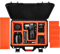 Kameras futrālis transportēšanas futrālis cieta soma DSLR SLR objektīvi ūdensizturīgs ceļojumu futrāļi aizsargājošs dalītājs DJI Mavic/Air/Mini droniem Sony FE 400-800mm f/6.3-8G OSS Gopro 16.2x12.8x7 collu