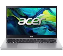 Acer Aspire Go 15 AG15-71P-56QC klēpjdators 15,6" Full HD LCD Intel Core i5 1334U 16GB RAM 512GB SSD Intel UHD Graphics Nav operētājsistēmas Sudraba Spāņu QWERTY tastatūra