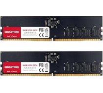 【DDR5 RAM】GIGASTONE 32GB komplekts (2x16GB) DDR5 5600MHz PC5-44800 CL 46-46-46-90 1.1V UDIMM 288 Pin Non-ECC Unbuffered PC Desktop Tikai atmiņas moduļu atjaunināšana