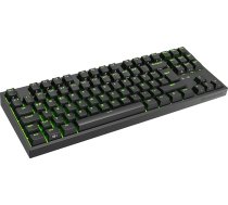 Genesis Thor 404 TKL mehāniskā spēļu tastatūra - bezvadu 65% tastatūra ar Gateron Yellow Pro slēdžiem, RGB fona apgaismojumu, karsti maināmiem, PBT dubultiem dubultiem šļakatu taustiņiem, USB-C - melna QWERTZ
