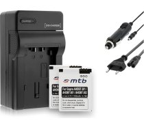 Lādētājs + 2 x AHDBT-301 baterijas Gopro Hero3 Black, White & Silver Edition ierīcēm