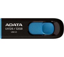 ADATA UV128 128GB USB 3.1 zibatmiņas disks melns / zils