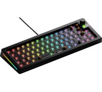 Glorious Gaming GMMK 3 PRO Barebones: Tastaturset mit Knopf, anpassbares modulares Aluminiumgehäuse & Dichtungssystem, Hot-Swap 65 % Tastatur, Schalldämmung, Alu-Schalterplatte, ISO / EU - Schwarz