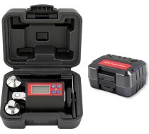 Digitālais griezes momenta atslēgas adapteris, 1/2" piedziņa, iepriekš iestatīts 1,2-110 Nm diapazons, LCD displejs, ±2% precizitāte pulksteņrādītāja kustības virzienā, ±3% pretēji pulksteņrādītāja kustības virzienam, maksimuma/sekoša