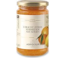 Agrisicilia ievārījums 360 g – 3 augļu garša: apelsīni, citroni un mandarīni – ievārījums no Sicīlijas – ievārījums brokastīm, kas piemērots smalkmaizītēm vai maizei