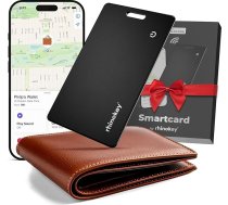 Rhinokey® Smartcard Wallet Tracker karte 1,8 mm plānā Apple Find My App Airtag uzlādējams ūdensizturīgs priekšmetu meklētājs bagāžas uzlīmēm pasei Bluetooth