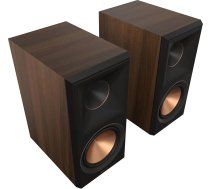 klipsch Reference Premiere RP-600M II grāmatu plaukta skaļruņu pāris ar lielāku 90° x 90° Hybrid Tractrix ragu, 6,5" kerametāla zemfrekvences skaļruni dinamiskai mājas kinozāles skaņai, valrieksts
