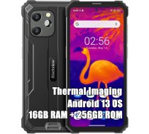 Blackview BV8900 Āra mobilais tālrunis bez līguma 2023, 16GB + 256GB, IP68 Android 13 6,5 collu FHD+ 2.4K, 64MP + termokamera, 10000mAh 33W, Dual SIM 4G āra viedtālrunis bez līguma