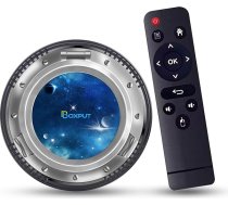 BOXPUT BP6 Android TV Box, TV Box 6k Ultra HD, Smart TV Box, Straumēšanas Box, Android TV Box WiFi6, TV Box Android 2025, 4GB RAM, 32GB ROM, Allwinner H618 Quad Core, Atbalsta 6K dekodēšanu, BT5.0+TV Box