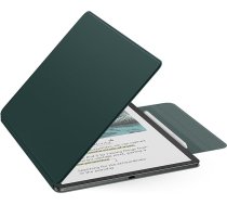 MoKo magnētiskais apvalks jaunajam 11 collu Kindle Scribe 2025 (3. paaudzes) un Kindle Scribe Colorsoft 2025 (1. paaudzes) - plāns Folio Premium PU ādas vāciņš ar pildspalvas aizdari un automātisku miega modināšanu, nakts zaļš