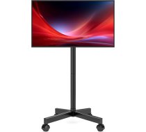 Hemudu TV statīvs 23-60 collu LCD/LED televizoriem, TV statīvs ar ritenīšiem, TV statīvs līdz 35 kg, TV statīvs ar regulējamu augstumu, maks. VESA 400 x 400 mm