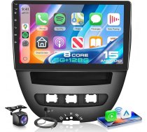 VECHTEL 8 Core 6G + 128G Auto Radio Android 15 Toyota Aygo/Peugeot 107/Citroen C1 2004-2014, 10,1 collu IPS HD skārienjūtīgais ekrāns ar Wireless Carplay Android Car DSP GPS Wi-Fi USB Bluetooth FM RDS kamera