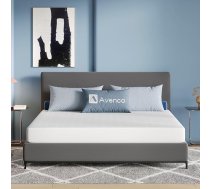 Avenco Gelschaummatratze 90x200 H3 Bambus-Schaum Matratze Bezug 60°Waschbar Öko-Tex CertiPUR US Rollenmatratze 18cm Mittel