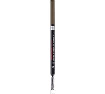 L'Oréal Paris Brow Artist Skinny Definer 109 Ebony, īpaši smalks uzacu zīmulis ar birstīti precīzai uzacu aizpildīšanai un definēšanai - 1 iepakojums