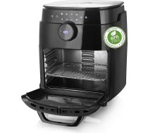 Emerio AF-121914 XXL karstā gaisa fritēze 13 litru gaisa fritēze BPA Free Smart Fryer Karstā gaisa krāsns Multi-krāsns ar rotējošu spitu un rotējošu grozu Displejs Taimeris žāvēšanas funkcija 1800 Watt Black