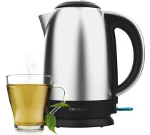 Cecotec Thermosense 200 tērauda elektriskā tējkanna 1,7L 2200W Nerūsējošā tērauda korpuss 360° rotējoša pamatne Ergonomisks Cool Touch rokturis Gaismas indikators Dubultā drošības sistēma