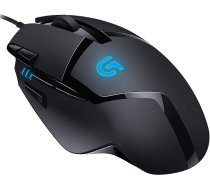 Logitech G402 Hyperion Fury Gaming Mouse, 4000 DPI optiskais sensors, 8 programmējamas pogas, DPI pārslēgšanas poga, 32 bitu ARM procesors, viegla, PC / Mac, melna - ES iepakojums