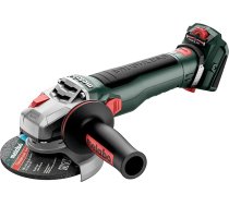 Metabo akumulatora leņķa slīpmašīna WVB 18 LT BL 11-125 Quick - 18 V, 125 mm diska diametrs - bezsuku motors, ātruma regulēšana, ātrās noņemšanas uzgrieznis, bremžu sistēma, bez instrumentiem regulējams aizsargvāciņš