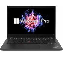 Lenovo Thinkpad T14s Gen 2 biznesa klēpjdators, 14 collu FHD (1920 x 1080), Intel Core i5-1145G7, 16 GB RAM, 512 GB SSD, QWERTY tastatūra, Windows 11 Pro (atjaunots)