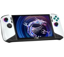 MSI Claw 8 AI+ Gaming Handheld, Polar Tempest Edition, 8 collu FHD+ 120 Hz displejs, Intel Core Ultra 7 procesors 258V, 32 GB RAM, 2 TB SSD, Intel Arc Graphics, Windows 11 Home, melns/balts, A2VM-091