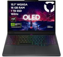 Lenovo Legion 5 Gaming AI klēpjdators | 15,1 collu WQXGA 165 Hz OLED displejs | NVIDIA GeForce RTX 5060 | AMD Ryzen AI 7 350 | 16 GB RAM | 1 TB SSD | Win11 | QWERTZ | Eclipse Black | 3 mēnešu GamePass