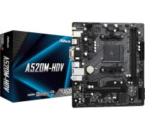 ASRock A520M-HDV pamatplate