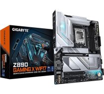 GIGABYTE Z890 Gaming X WIFI7 pamatplate - Atbalsta Intel Core Ultra (Series 2) procesorus, 16+1+2 fāžu VRM, līdz 8800 MHz DDR5 (OC), 1xPCIe 5.0 + 3xPCIe 4.0, Wi-Fi 7, 2.5GbE LAN, Thunderbolt 4